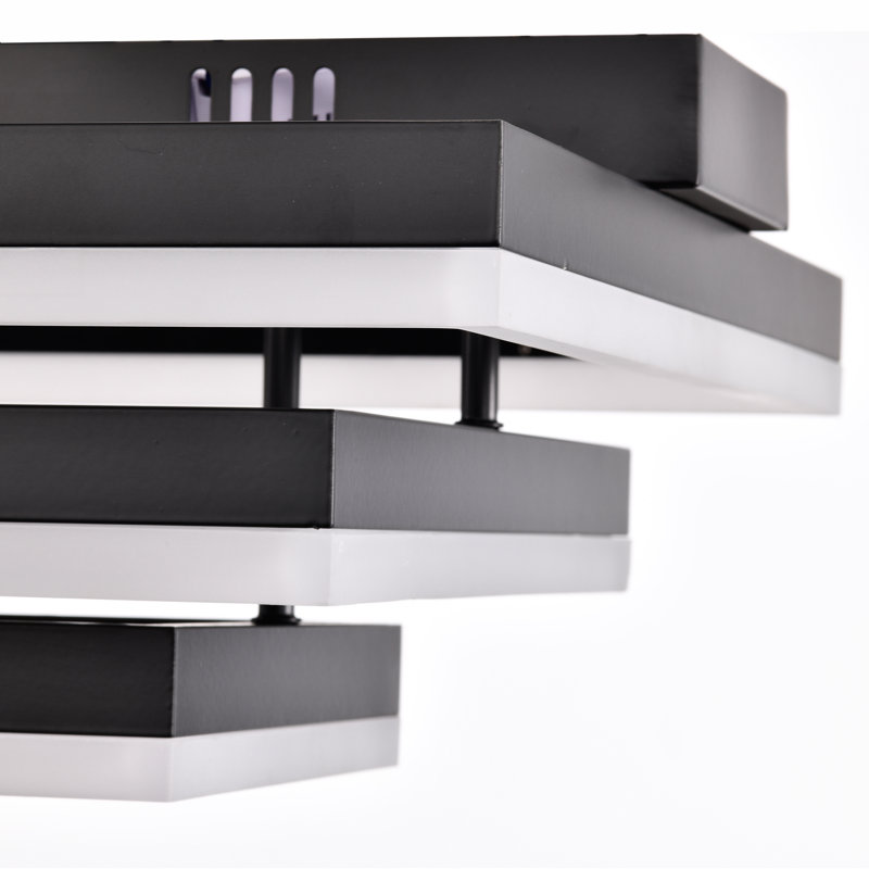 Wrought Studio Azeldien Acrylic LED Flush Mount Wayfair